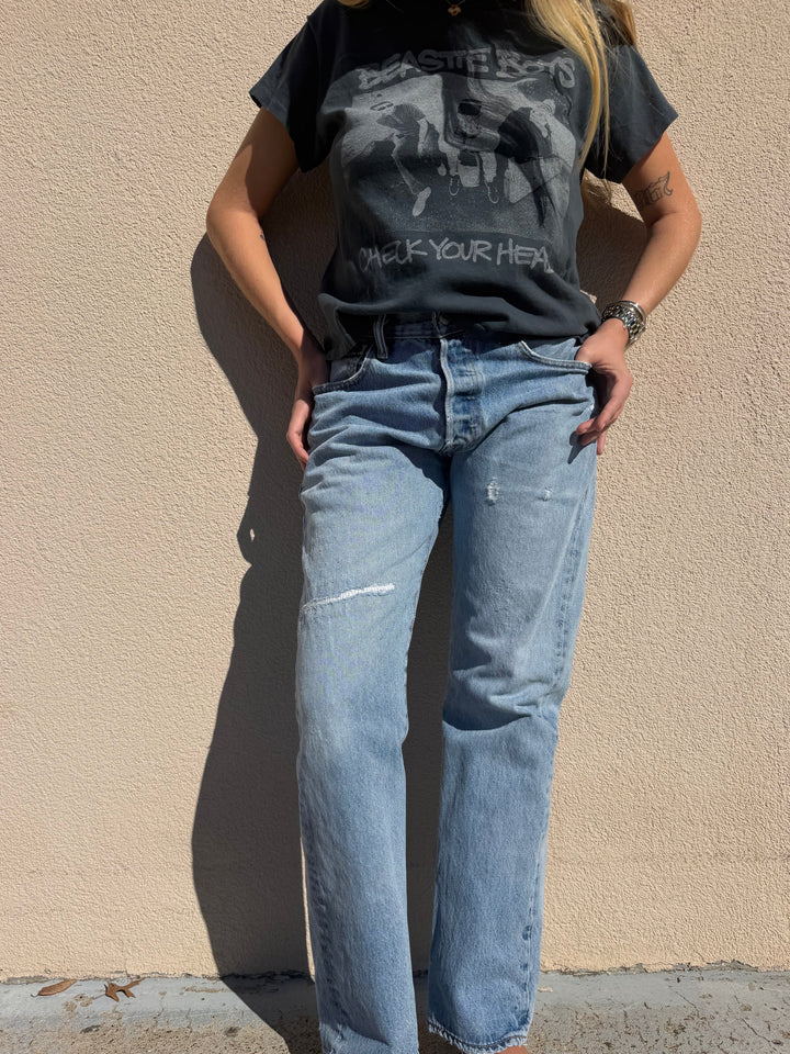 Aligrace Rewroked Levi Straight Leg Jeans