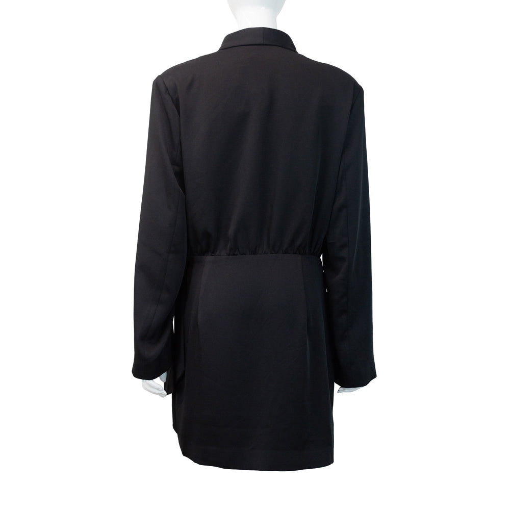 Misha Black Azera Long-Sleeve Mini Dress