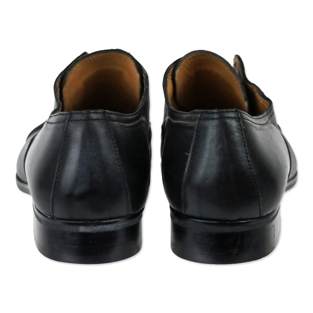 Intermix Black Leather Karen Slip-On Loafers