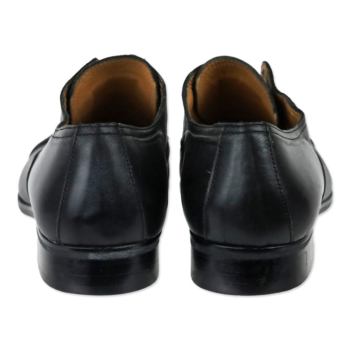 Intermix Black Leather Karen Slip-On Loafers