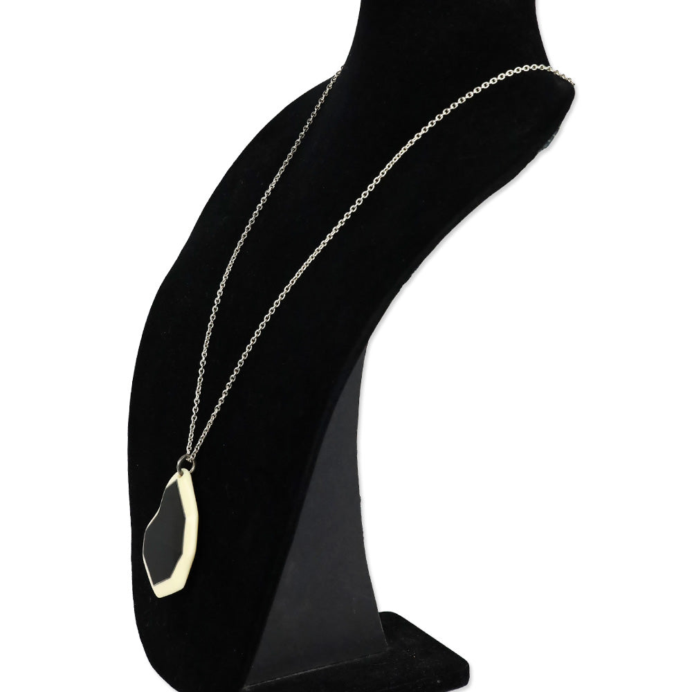 Ippolita 925 Sterling Silver Necklace with Onyx & Resin Pendant