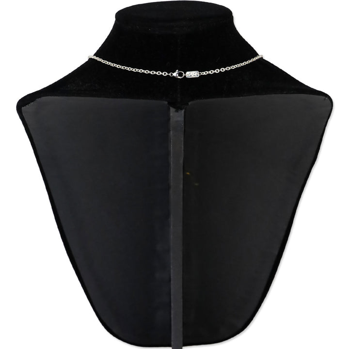 Ippolita 925 Sterling Silver Necklace with Onyx & Resin Pendant