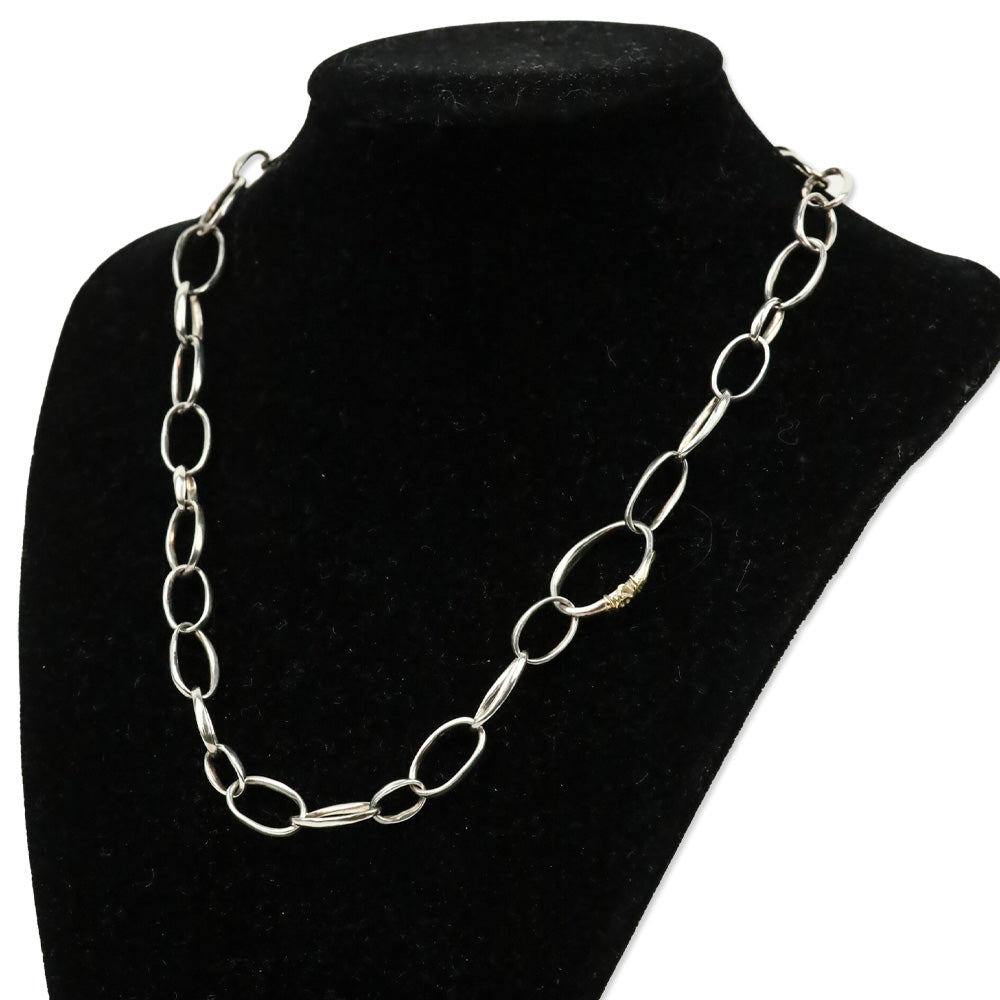 Ippolita 925 Sterling Silver Scultura Fine Link Necklace