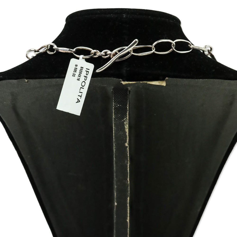 Ippolita 925 Sterling Silver Scultura Fine Link Necklace