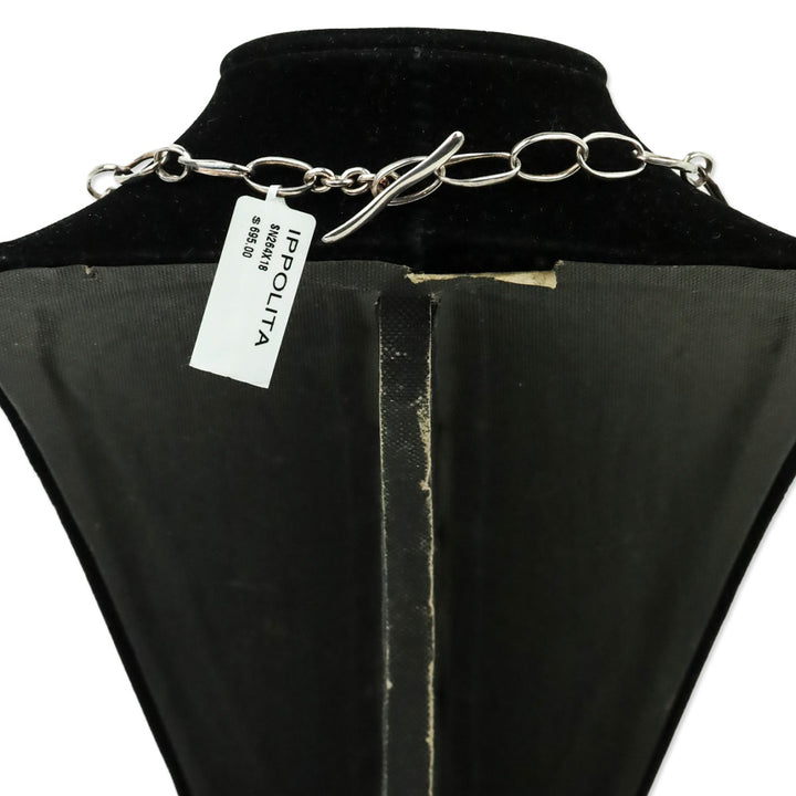 Ippolita 925 Sterling Silver Scultura Fine Link Necklace