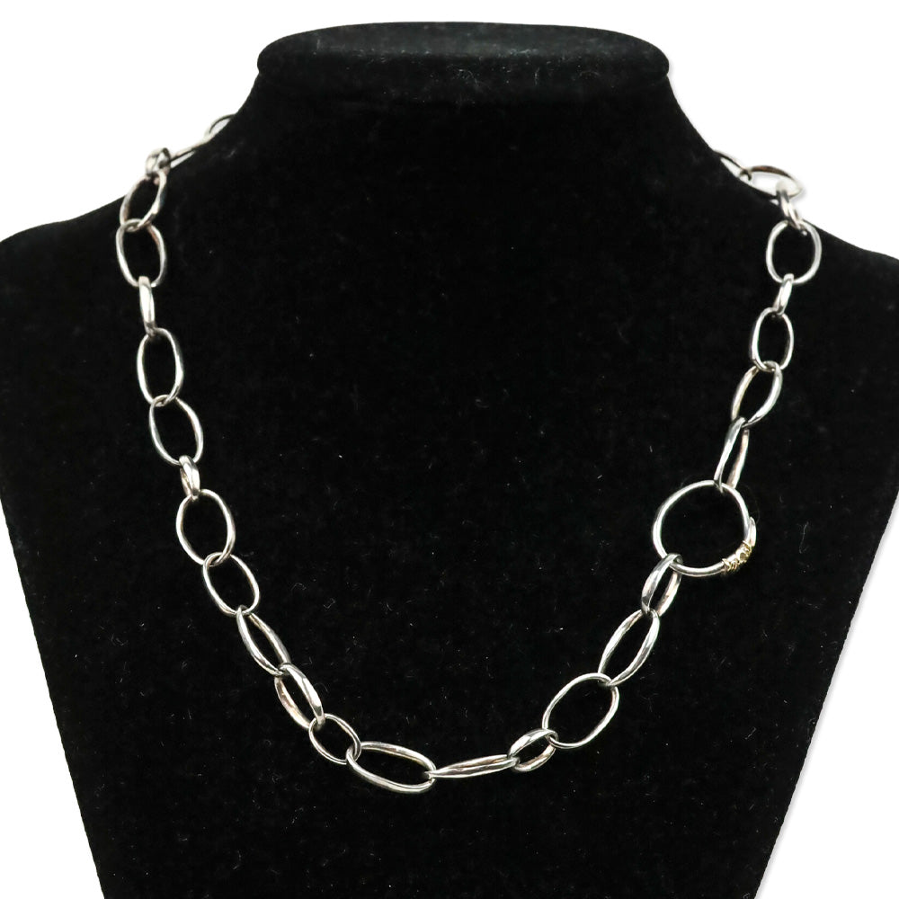 Ippolita 925 Sterling Silver Scultura Fine Link Necklace