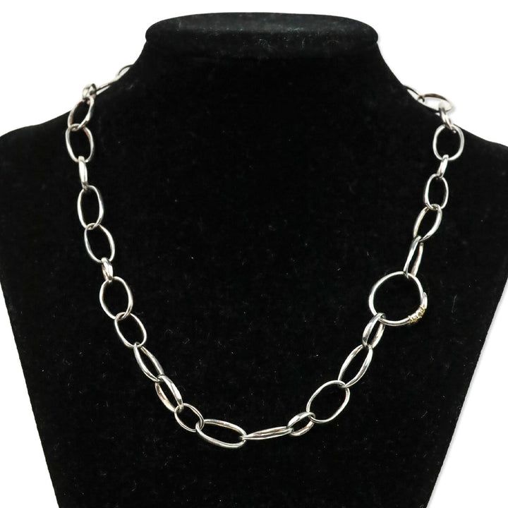 Ippolita 925 Sterling Silver Scultura Fine Link Necklace