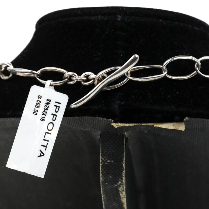 Ippolita 925 Sterling Silver Scultura Fine Link Necklace