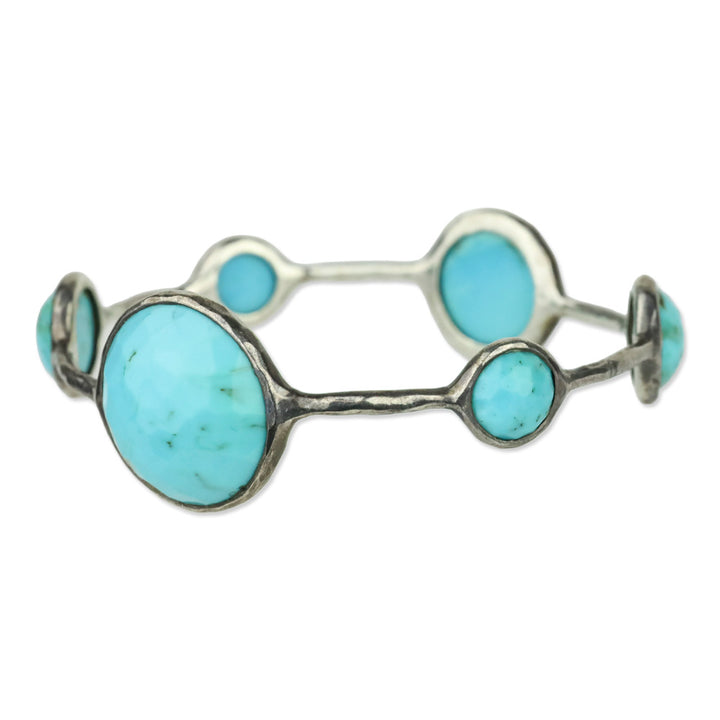 Ippolita Rock Candy 925 Sterling Silver Turquoise Bangle