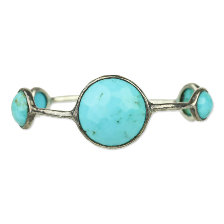 Ippolita Rock Candy 925 Sterling Silver Turquoise Bangle