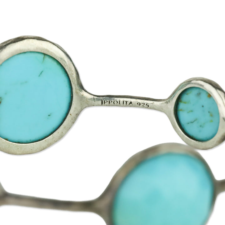 Ippolita Rock Candy 925 Sterling Silver Turquoise Bangle