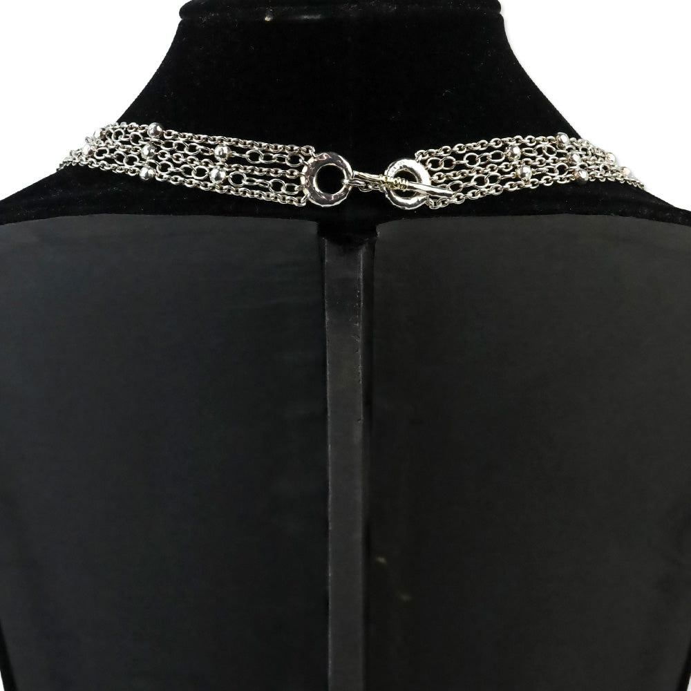 Ippolita Sterling Multi-Stone Multi-Strand Station Lollipop Necklace