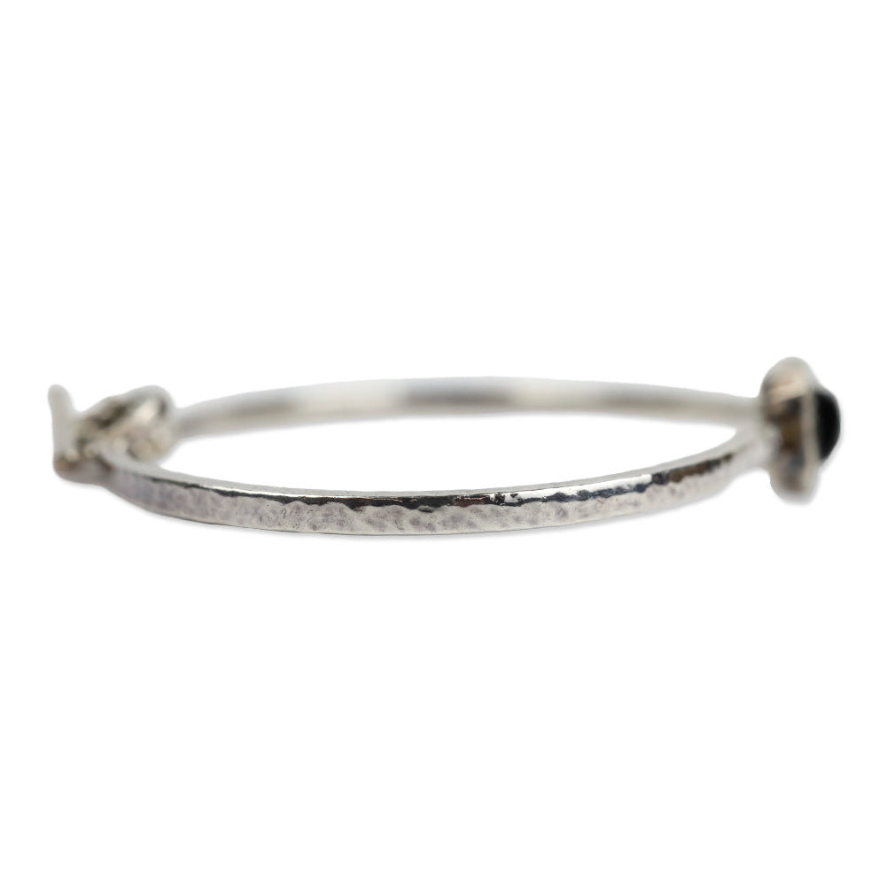 Ippolita Sterling Silver Onyx & Diamond Stella Toggle Bracelet
