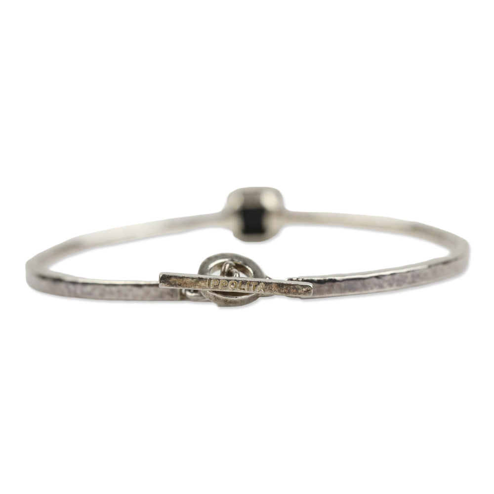 Ippolita Sterling Silver Onyx & Diamond Stella Toggle Bracelet