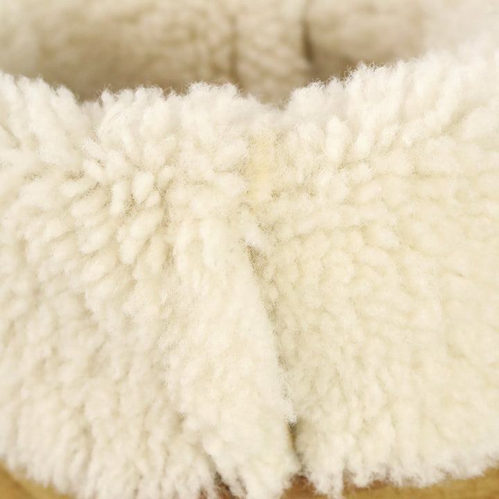 Isabel Marant Beige Suede Shearling Wedge Totam Booties