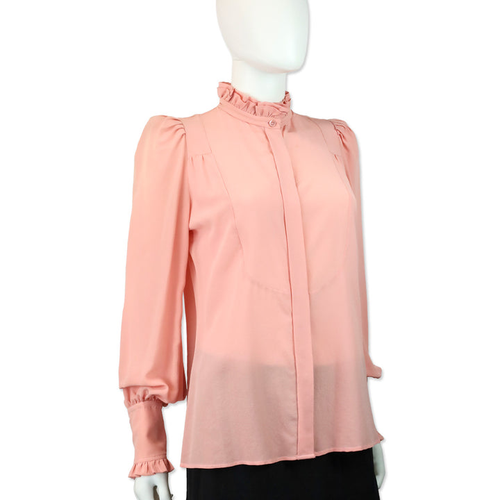 Isabel Marant Candy Pink Silk Sloan Blouse