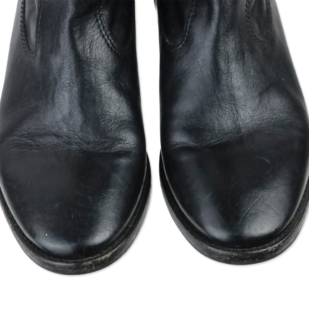 Isabel Marant Étoile Cluster Crisi Black Leather Ankle Boots