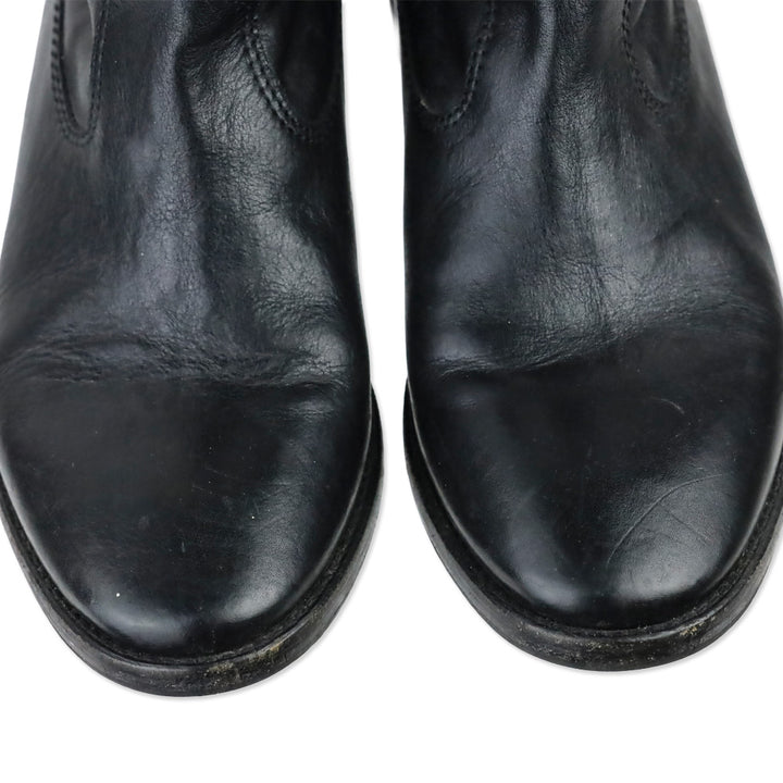 Isabel Marant Étoile Cluster Crisi Black Leather Ankle Boots