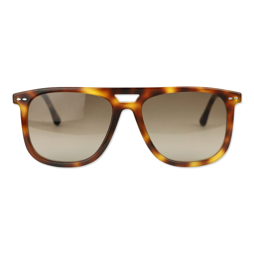 Isabel Marant Havana Brown Oversized Browbar Sunglasses
