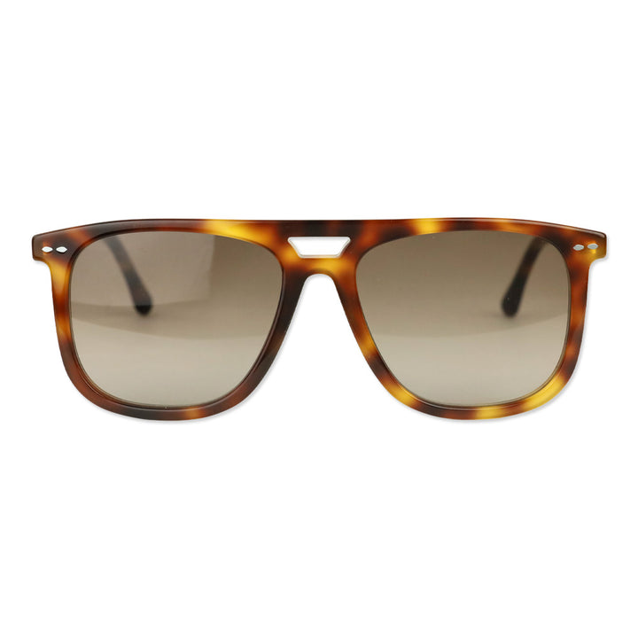 Isabel Marant Havana Brown Oversized Browbar Sunglasses
