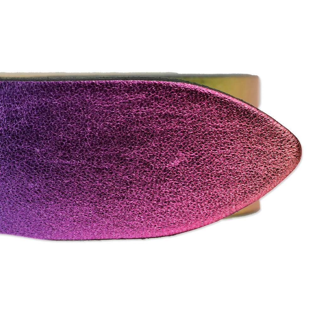 Isabel Marant Metallic Pink Lecce Tie-Up Leather Belt