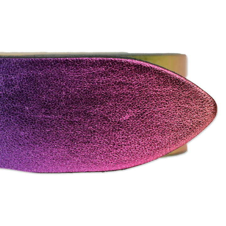 Isabel Marant Metallic Pink Lecce Tie-Up Leather Belt