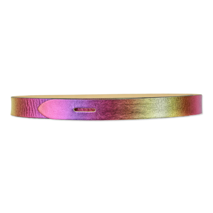 Isabel Marant Metallic Pink Lecce Tie-Up Leather Belt