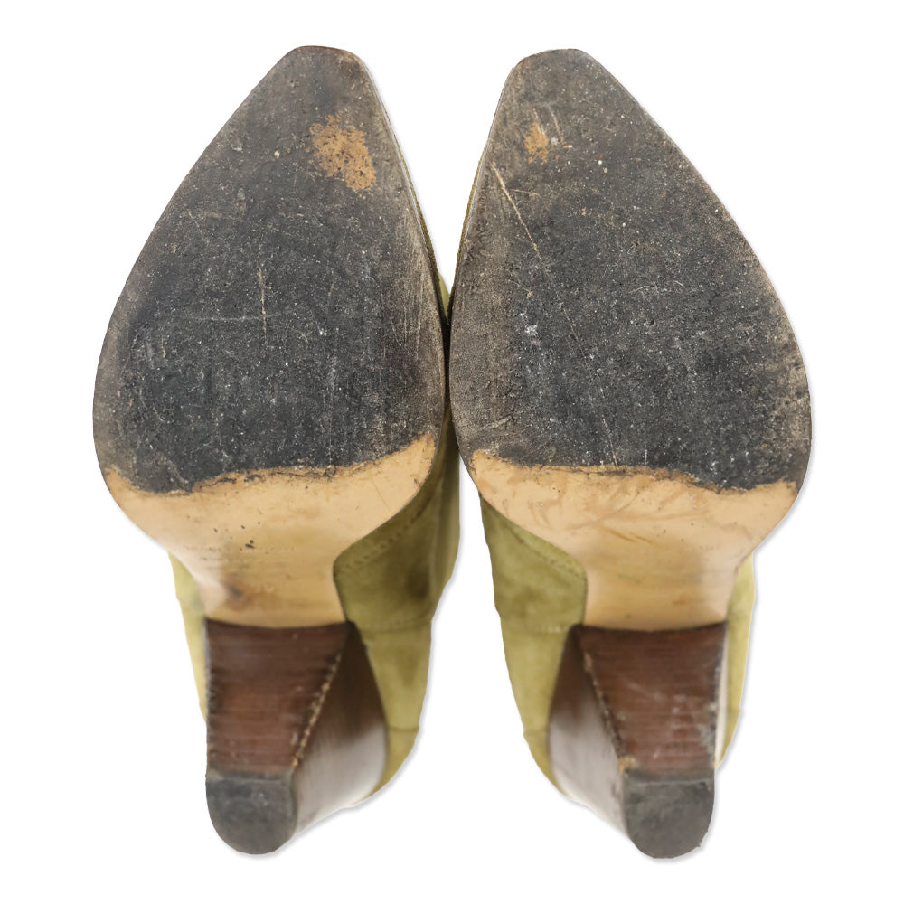 Isabel Marant Olive Suede Étoile Darizo Low Boots