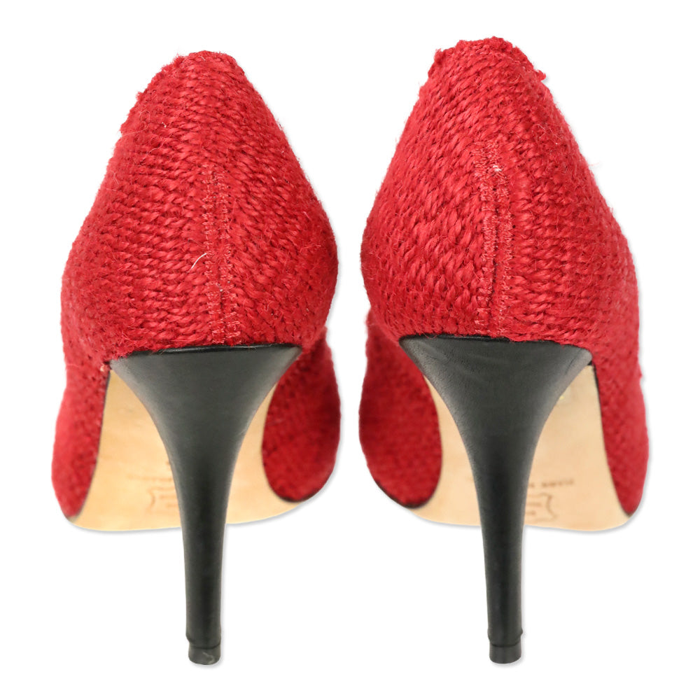 Isabel Marant Raffia Rope Woven Pump