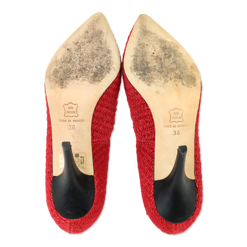 Isabel Marant Raffia Rope Woven Pump