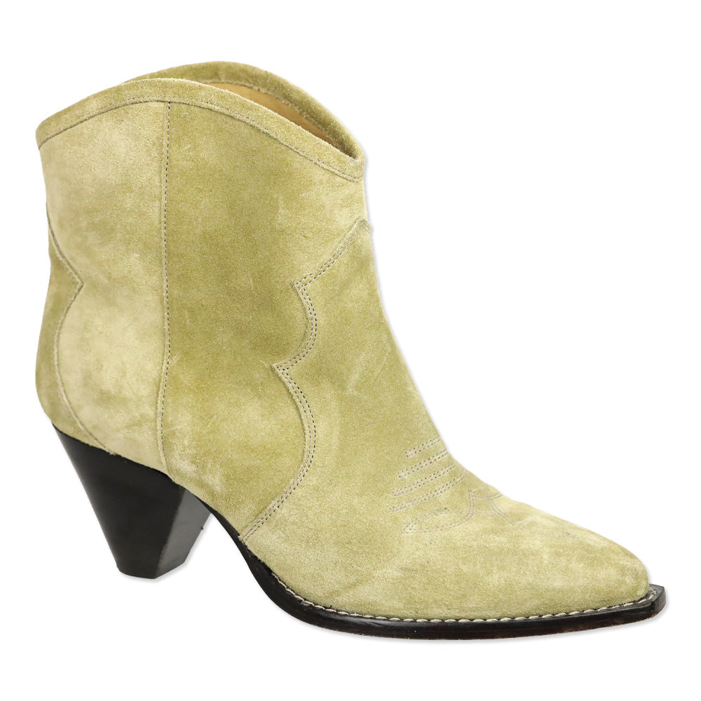 Isabel Marant Taupe Suede Étoile Darizo Low Boots