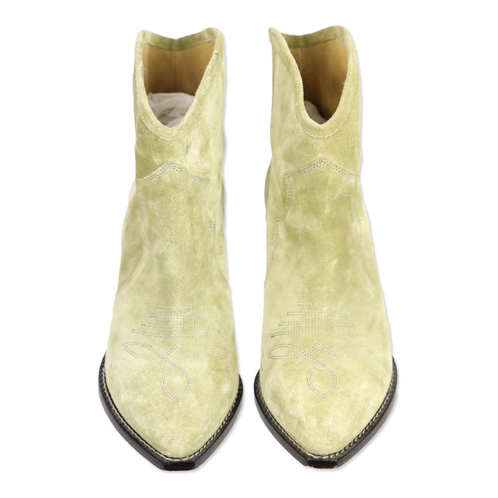 Isabel Marant Taupe Suede Étoile Darizo Low Boots