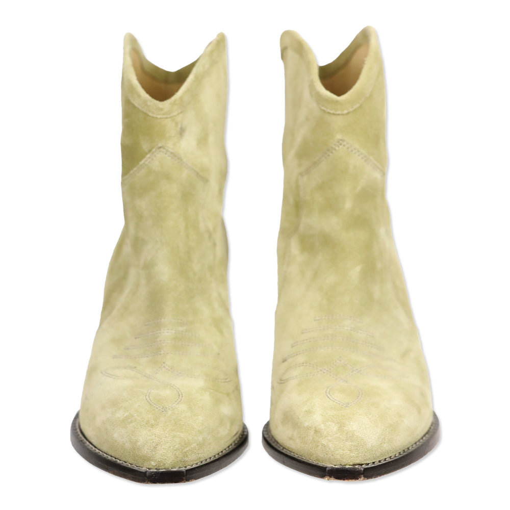 Isabel Marant Taupe Suede Étoile Darizo Low Boots