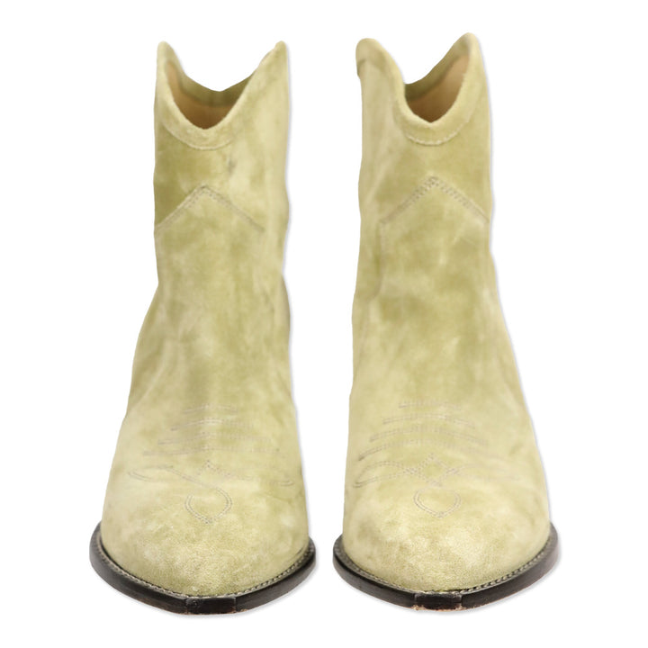 Isabel Marant Taupe Suede Étoile Darizo Low Boots