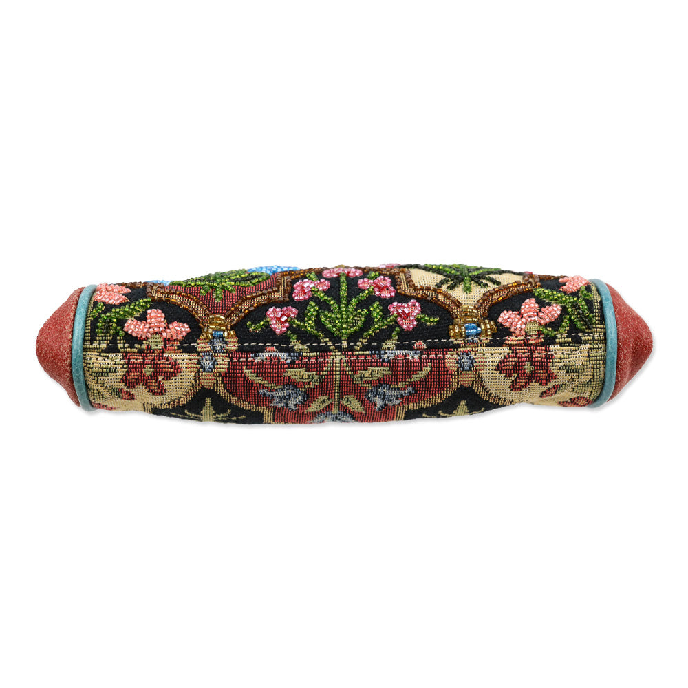 Isabella Fiore Beaded Floral Tapestry Chain Frame Bag