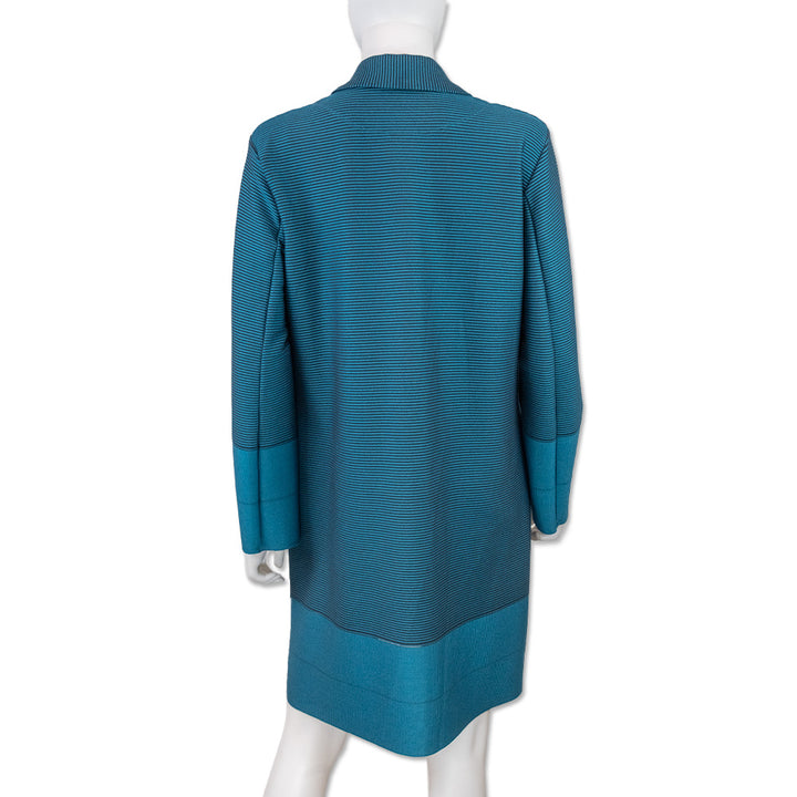 Issey Miyake Turquoise Cosmic Ripple Jacket