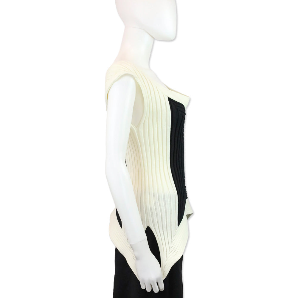 Issey Miyake Black/White Square Scheme-1 Top