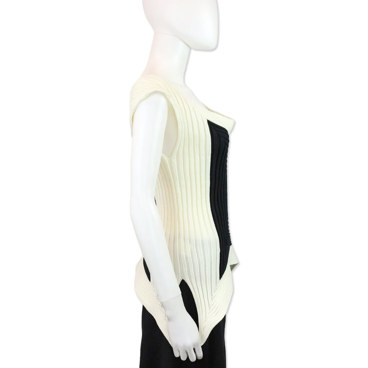 Issey Miyake Black/White Square Scheme-1 Top