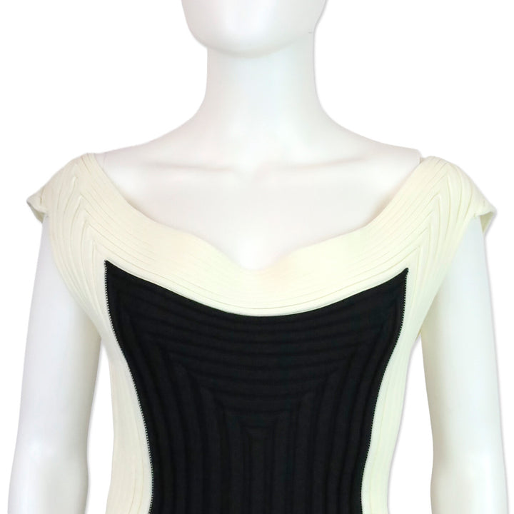 Issey Miyake Black/White Square Scheme-1 Top
