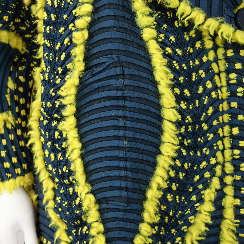 Issey Miyake Blue/Yellow Chromatic Eagle Jacket