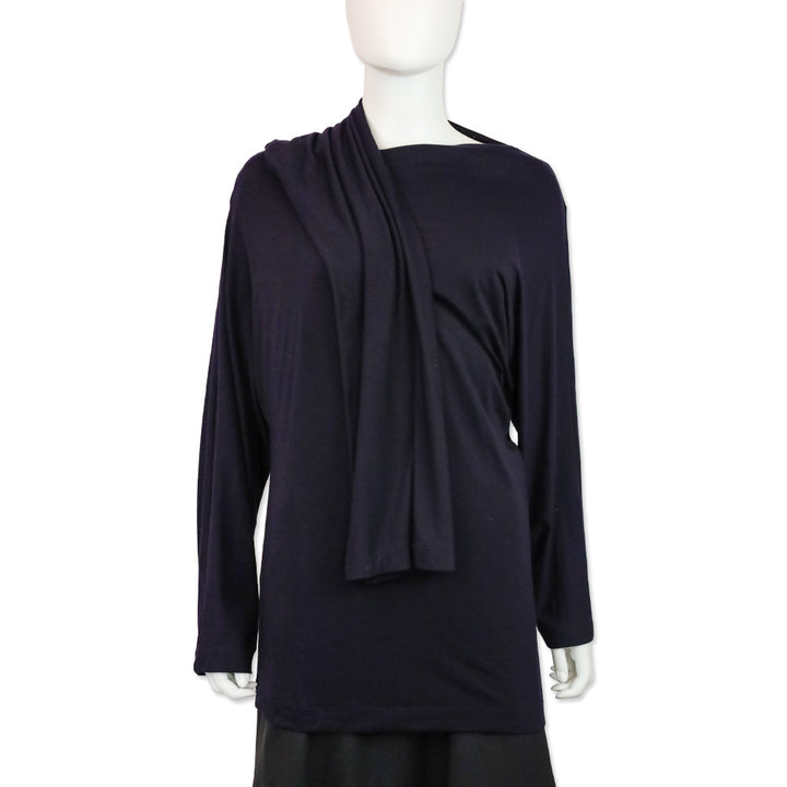 Issey Miyake Eggplant Wind Smooth Jersey Shirt