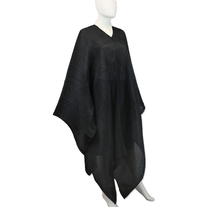 Issey Miyake Pleats Please Black Basic Madame-T Stole