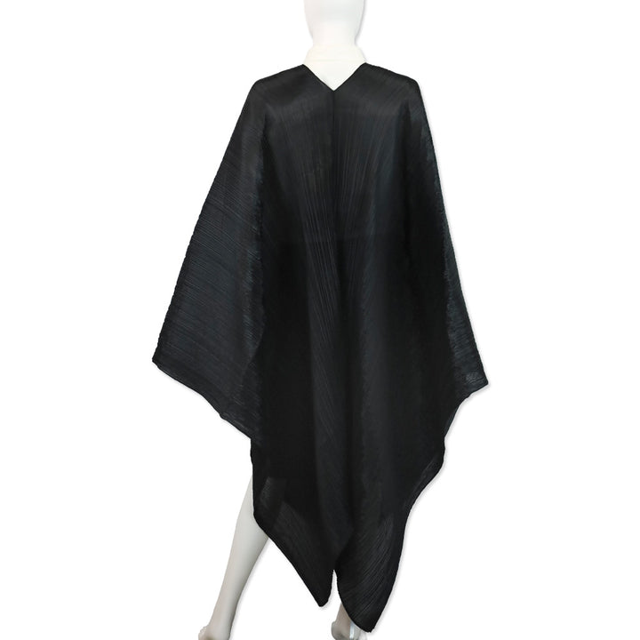 Issey Miyake Pleats Please Black Basic Madame-T Stole