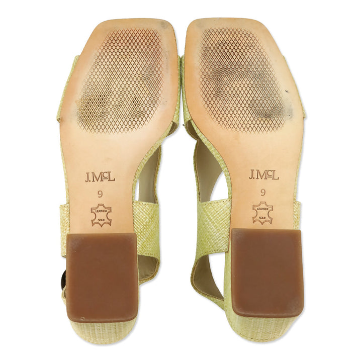 J. McLaughlin Beachwood Grasscloth Jessamine Sandal
