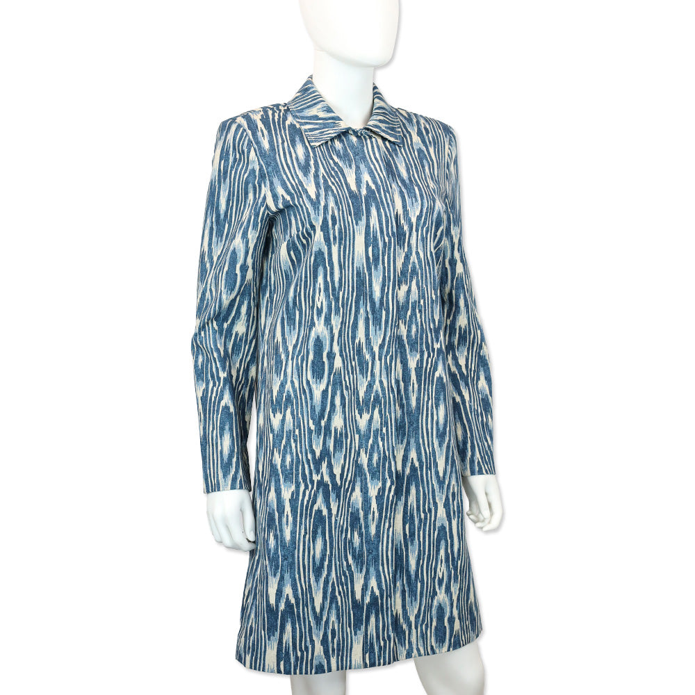 J.McLaughlin Beau Bois Ecru/Denim Wellington Coat