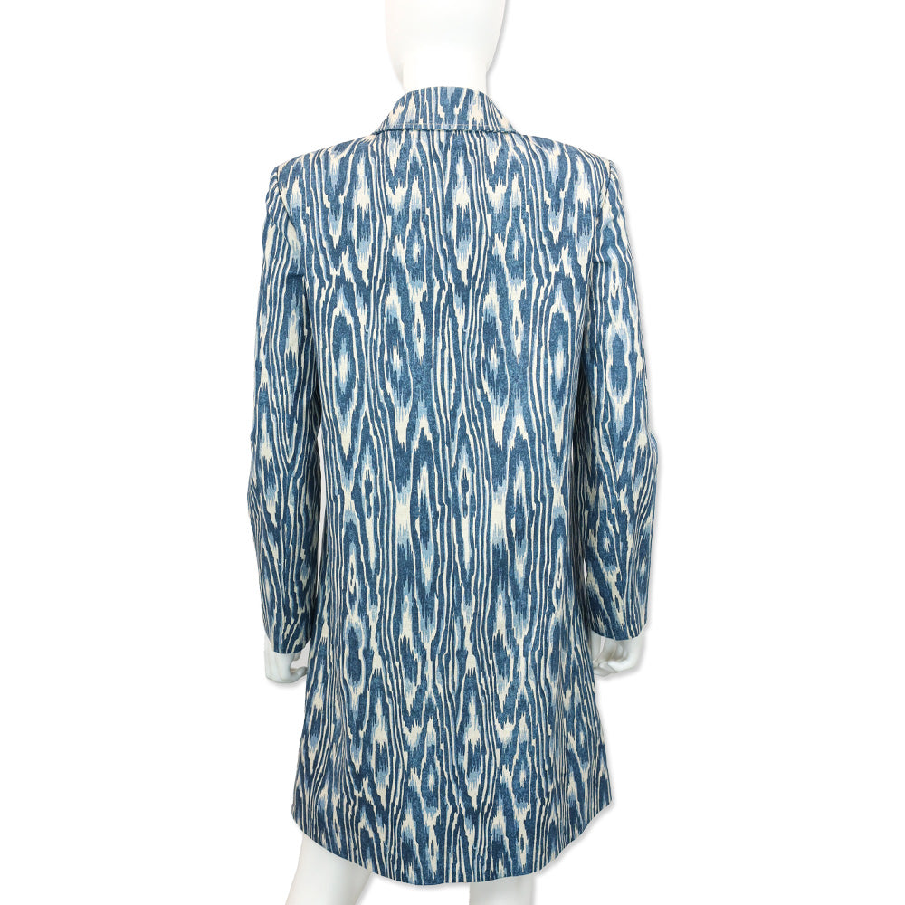 J.McLaughlin Beau Bois Ecru/Denim Wellington Coat