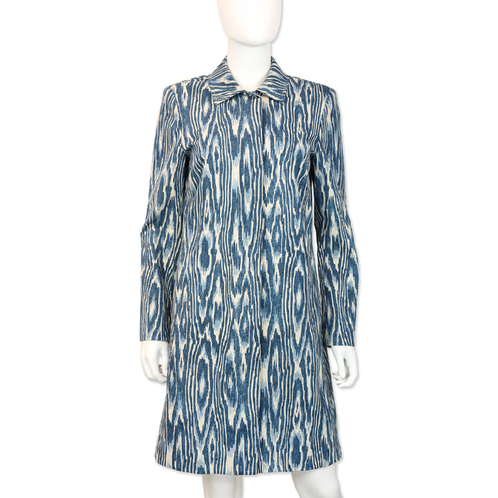 J.McLaughlin Beau Bois Ecru/Denim Wellington Coat