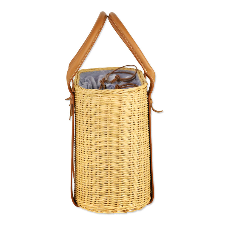 J. McLaughlin Daniela Wicker Tote Bag