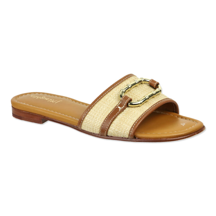 J. McLaughlin Vachetta Leather Luiza Slides