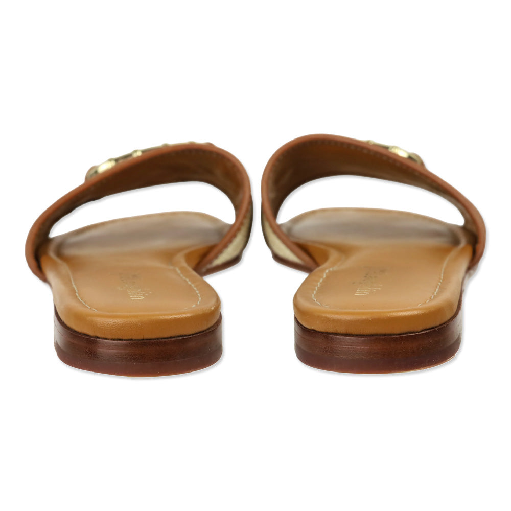 J. McLaughlin Vachetta Leather Luiza Slides